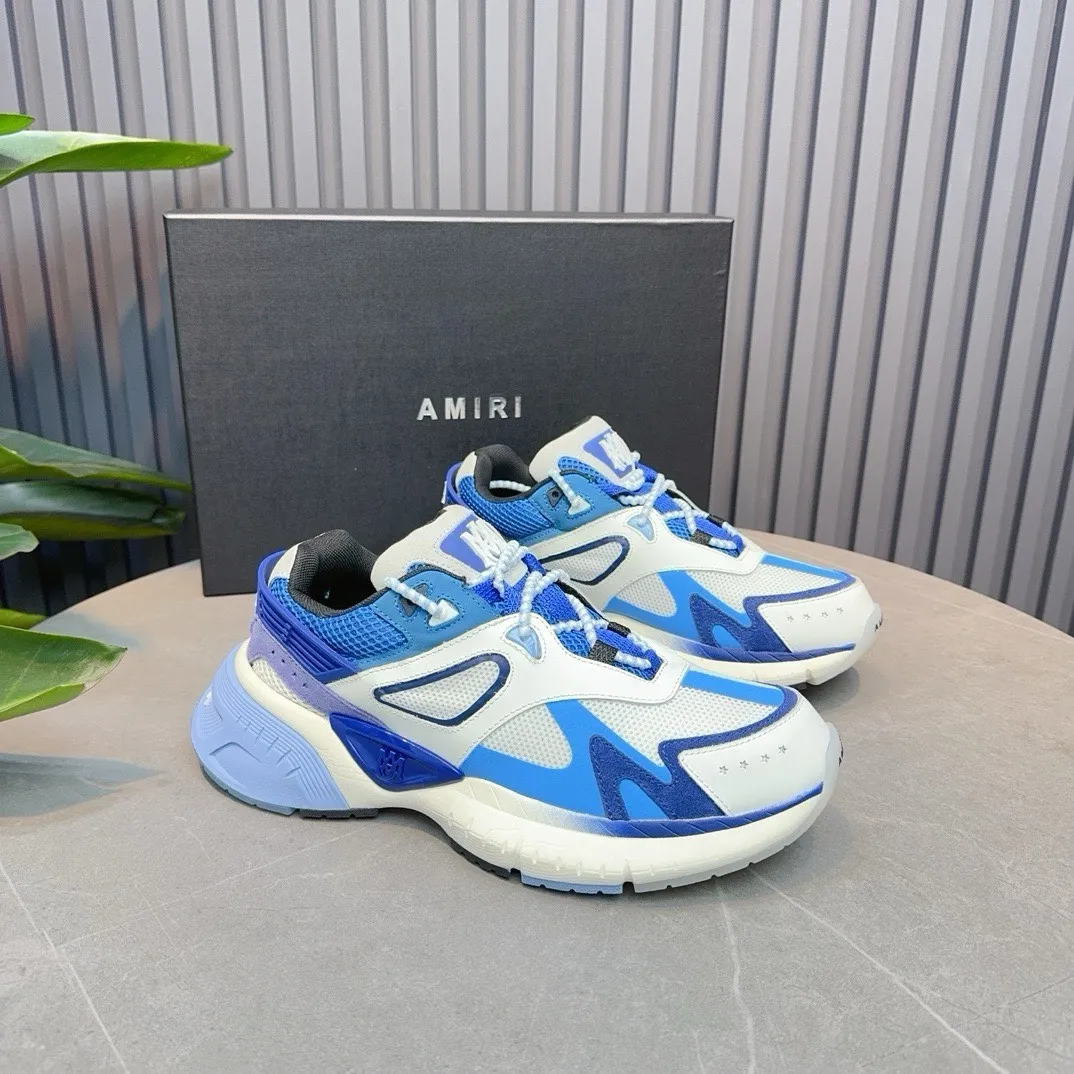 Men's shoes💰740💰 AMIRI AMIRI trendy brand hot sale🔥 Available all year round✅Couples💑 Official website synchronized Imported fabrics 1⃣️ratio 1⃣️Re-engraved, original factory special original sole, 35-45 (38.45. Non-refundable)